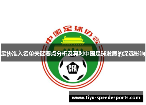 足协准入名单关键要点分析及其对中国足球发展的深远影响